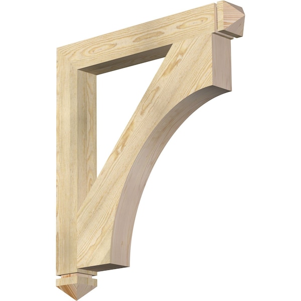 Ekena Millwork Westlake Arts & Crafts Rough Sawn Bracket, Douglas Fir, 4"W x 32"D x 36"H BKT04X32X36WTL03RDF - main